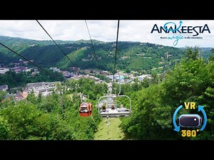 Anakeesta Chairlift Virtual Reality Ride Down the Mountain in 360 | Gatlinburg, TN