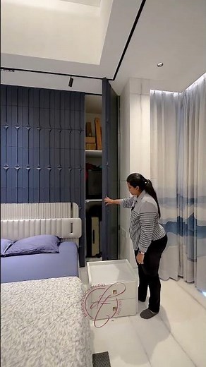 Futuristic Bedroom Design with Hidden Storage | Smart Interior Ideas 2025 by Design Touch Studio