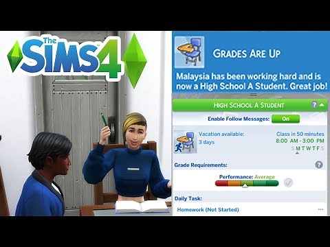 How To Use High School Years Grade Cheat (Grades Up A Student, Increase Grades Cheats) - The Sims 4