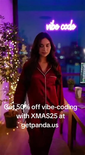 Get 50% off vibe-coding with XMAS25 at getpanda.us