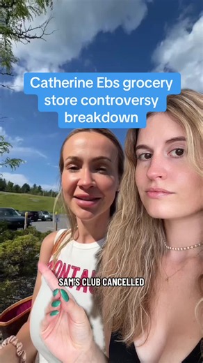 Catherine Ebs grocery store 4th of July controversy #4thofjuly #drama | grocery stores