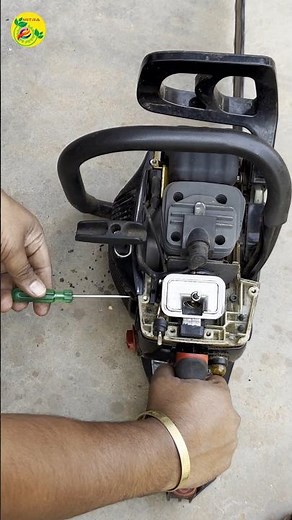 how to adjust the carburetor for a chainsaw. #chainsaw