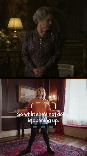 How to move like a QUEEN #netflix #thecrown