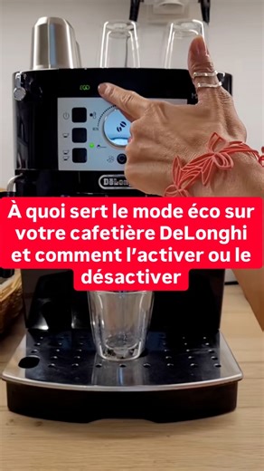 Le mode ÉCO sur votre cafetière est activé par défaut. Dans cette vidéo, je vous explique à quoi il sert, dans quels cas il est utile, et comment l’activer ou le désactiver simplement, afin que vous puissiez faire le réglage qui vous convient le mieux ☕ | Tips À Gogo