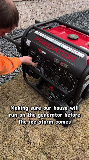 I’m so glad we added this to our new build. #storm #ice #GA #newconstruction