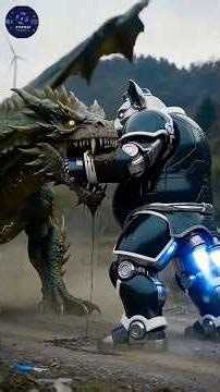Who Wins? 3 Headed Dragon vs Robot | Epic CGI Battle (4K) #shorts #trending