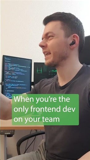When You're The Only Frontend Dev On Your Team #webdevelopment #frontend #backend #programmerhumor