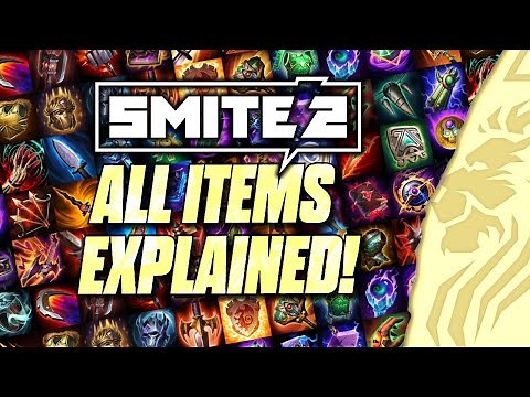 SMITE 2 ALL ITEMS EXPLAINED!