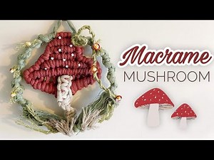 DIY Macrame | Mushroom Wall Hanging