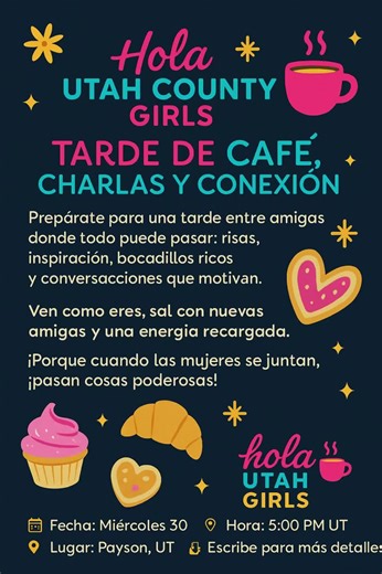 Mis Utah girls! 🙌🏻🙌🏻🙌🏻🙌🏻 Todas están invitadas esta ves estaremos en #paysonutah y será una tarde llena de momentos. Vamos !! Acompáñame a esta reunión para conocer amigas nuevas 🫶 Envíame mensaje para más detalles. .. . . : #payson #uta #utahcounty #alpineutah #saltlakecity #ut #viral #parati #foryoupage #slc #amigas #girls #holautahgirls #latinastogether #utahfunactivities #latina #ActivaTuPoder #MujeresQueInspiran