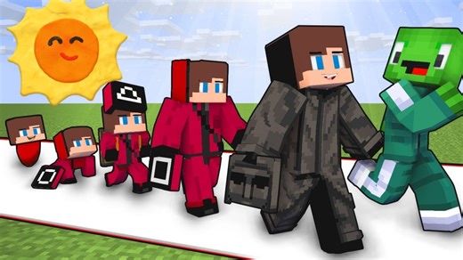 我的世界：杰杰成为了游戏领导者，帮助麦琪完成了危险的闯关游戏