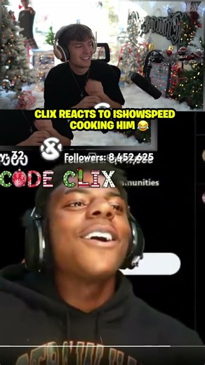 Clix REACTS to IShowSpeed COOKING him 😂