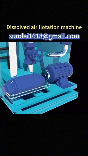 Dissolved air flotation machine #machine #wastewater