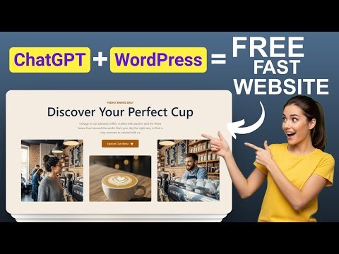 Design Websites FASTER With AI + WordPress (GreenShift + ChatGPT) Free Hero Section Templates