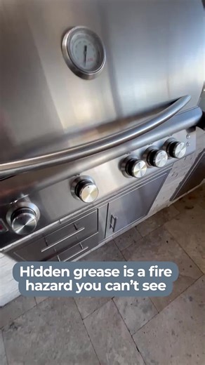 Tampa & Pinellas County 🌐 www.bayareagrillcleaner.com 🔥 Is your grill secretly a fire hazard? Hidden grease and carbon buildup can cause dangerous flare-ups — even when your grill looks clean. We professionally disassemble and deep clean every grill using eco-friendly, family-safe products so your outdoor kitchen is: ✅ Fire-safe ✅ Guest-ready ✅ Restored inside & out ⚡ Same-day service available in Tampa, St Pete, Clearwater, Largo & surrounding areas 📲 Get your fast quote now — link in bio #t