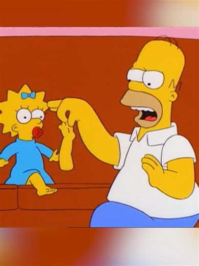 Maggies skurrile Füße im Simpsons Cartoon