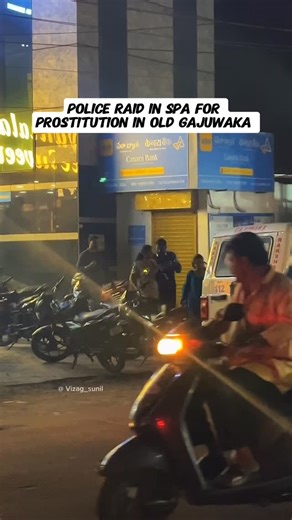 vizag@sunil on Instagram: "Police shocked when prostitution under the guise of a spa opens the door The City Task Force (CTF) team raided a spa centre near old Gajuwaka syamla ghee sweets Building 5 floor in the and took 10 persons, including its organisers, into custody. Following rellable intormation, that the organisers were running a prostitution racket in the name ot a spa, the CTF team conducted the raid on 3 December evening. All those, including were handed over to the Gajuwaka police st