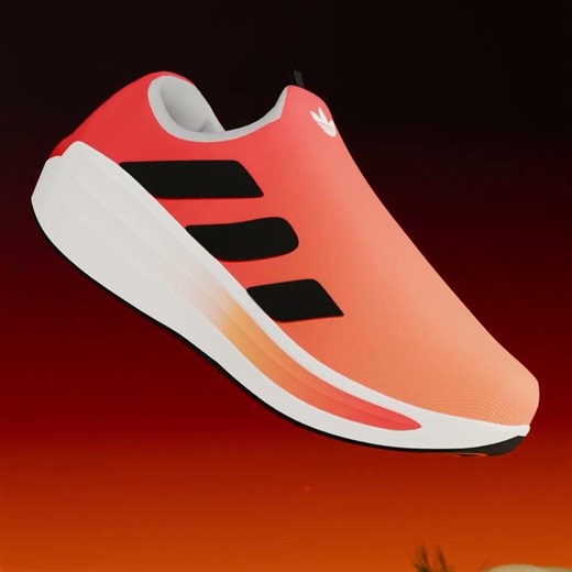 My first 3D shoes animation for adidas