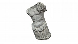 Roman Sculpture - Armored Torso - 3D model by ArtMonite
