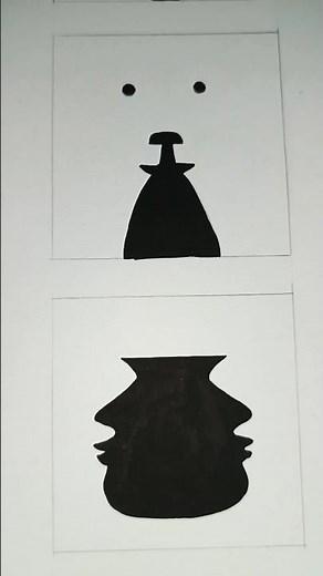 "Stunning Negative Space Drawing in Black Ink | Easy Art Tutorial" #art #fineart