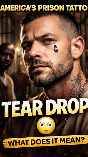 Why Prisoners in America Get Tear Drop Face Tattoos #usa #seminal #denied