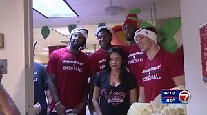 Athletes give back to Miami community for Christmas - WSVN 7News | Miami News, Weather, Sports | Fort Lauderdale