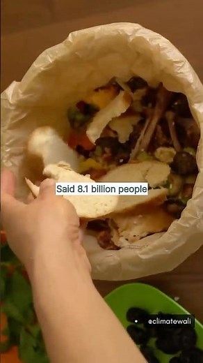 What happens to kitchen waste when 8 billion people throw it away! #wastemanagement