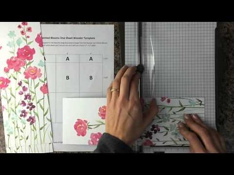 One Sheet Wonder Cards from 12x12 Paper