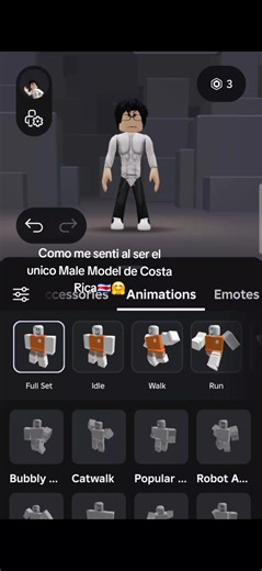 Male Model en Roblox: Animaciones y Estilo Creativo