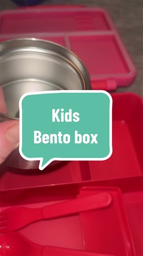 Cartoon pattern bento box #cartoonbentobox #bentobox #lunch #kidsbentobox #lunchbox