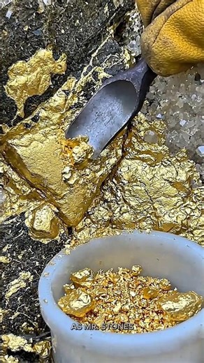Hidden Gold in River Rocks – Real Gold Extraction from Natural Stones!