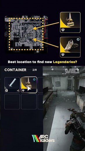 Atrium is a great spot to find new relics in ARC Raiders! #shorts #arcraiders
