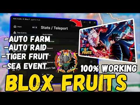 bloBlox Fruits Script GUI 2026 - Auto Farm, Fast Attack & Auto Raid (NO KEY)x