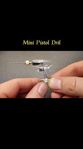 Handmade mini pistol drill#tiktok #tool #tools #diy #handmade #minitool #pistoldrill