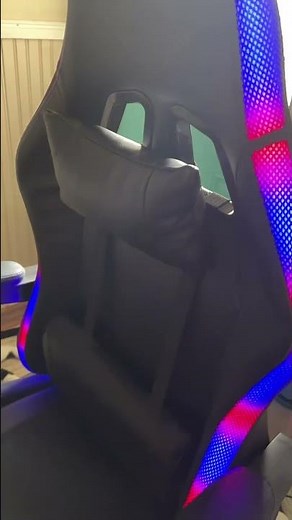 Level up your setup with the HOMALL RGB Gaming Chair with Massage + LED Lights — the ultimate