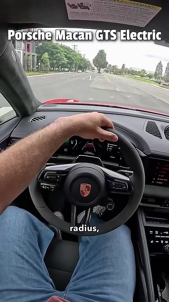 Making U-turns on a dime in the Macan GTS Electric
