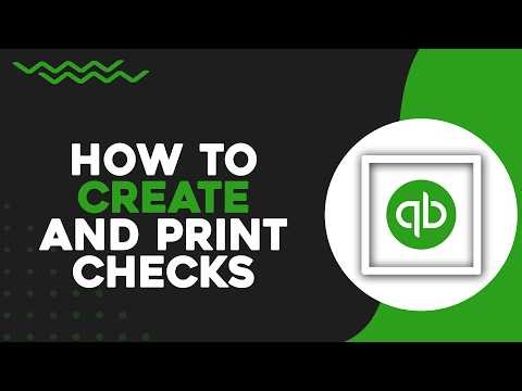 How To Create and Print Checks in QuickBooks Online (Quick Tutorial)