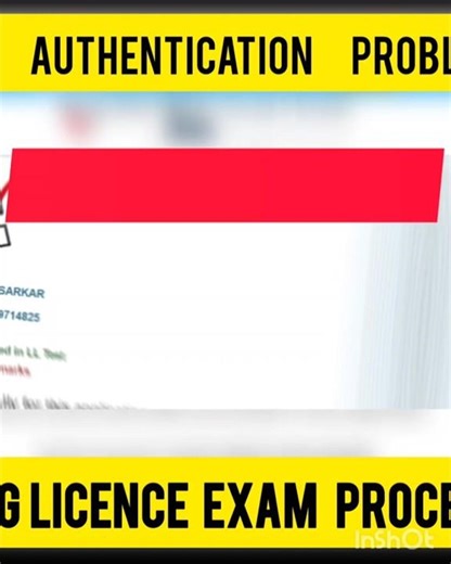 LL Exam face authentication problems kaise karen solve || #lltest #ytshorts