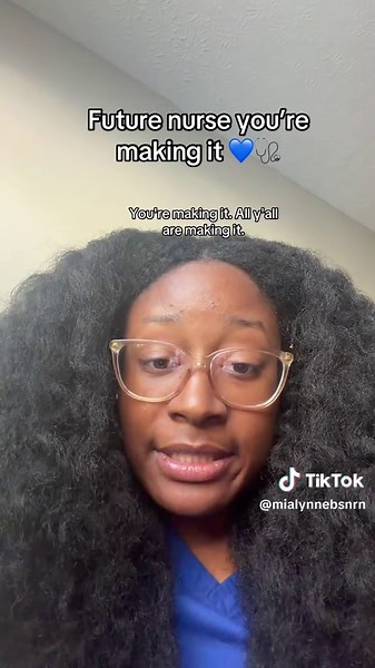 Guess what? You’re making it! Claim it! Link in bio to what helped me 🥰 #futurenurse #nursingstudents #nursingschoolmotivation #nursingstudentmotivation #fypシ