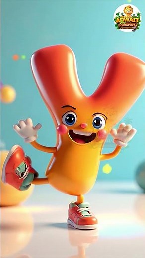 🎶 Y is for Yak! Let’s dance and learn with the 3D Letter Y! 🎶