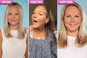 I didn’t wash my hair for THREE weeks and by day nine I had more grease than Danny Zuko … but I was amazed by how well it transformed my locks