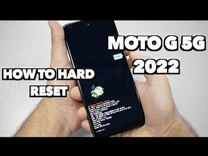 Moto G 5G 2022 How to Hard Reset for metro by t-mobile
