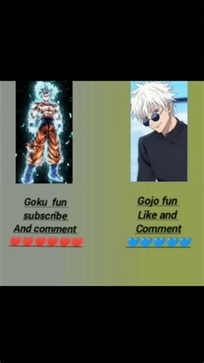 Goku vs gojo