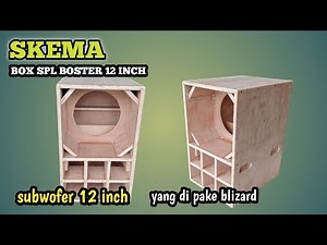 12-inch SPL Booster Box Schematic and How to Make It