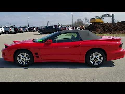 2002 PONTIAC FIREBIRD TRANS AM CONVERTIBLE BRIGHT RED WALK AROUND REVIEW 10623A SOLD! SUMMITAUTO.com