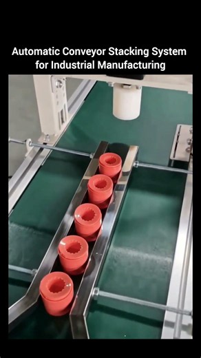 Automatic Conveyor Stacking System for Industrial Manufacturing