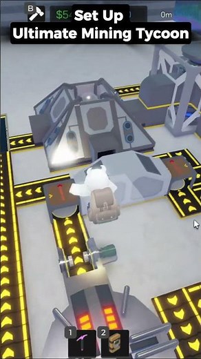 Ultimate mining tycoon Best set up #ultimateminingtycoon #mininggame #roblox