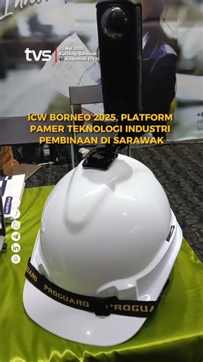 3.4K views · 12 reactions | ICW Borneo 2025, platform pamer teknologi industri pembinaan di Sarawak.  Khazmimi (TVS)  Strim live di tvsarawak.my atau di aplikasi MYTV Mana-Mana, Unifi TV dan Astro GO sekarang! #TVS122 #TVSNews #TVSarawak | TVS | Facebook