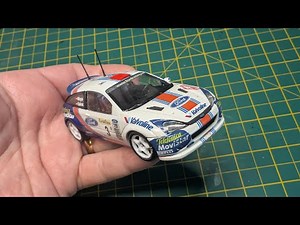 Building Carlos Sainz's Ford Focus WRC 2001 car in 1/43 scale - Heller/Airfix Rallye Monte Carlo