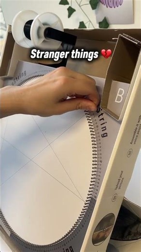 When your heart strings get tangled… 🖤 #StrangerThings #RingString